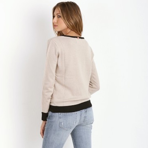 For Love & Lemons KNITZ I Heart Beer Sweater in Ivory Cream size Small - Picture 3 of 4